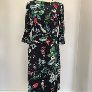 Anne Klein Size M black/multi colored floral dress.